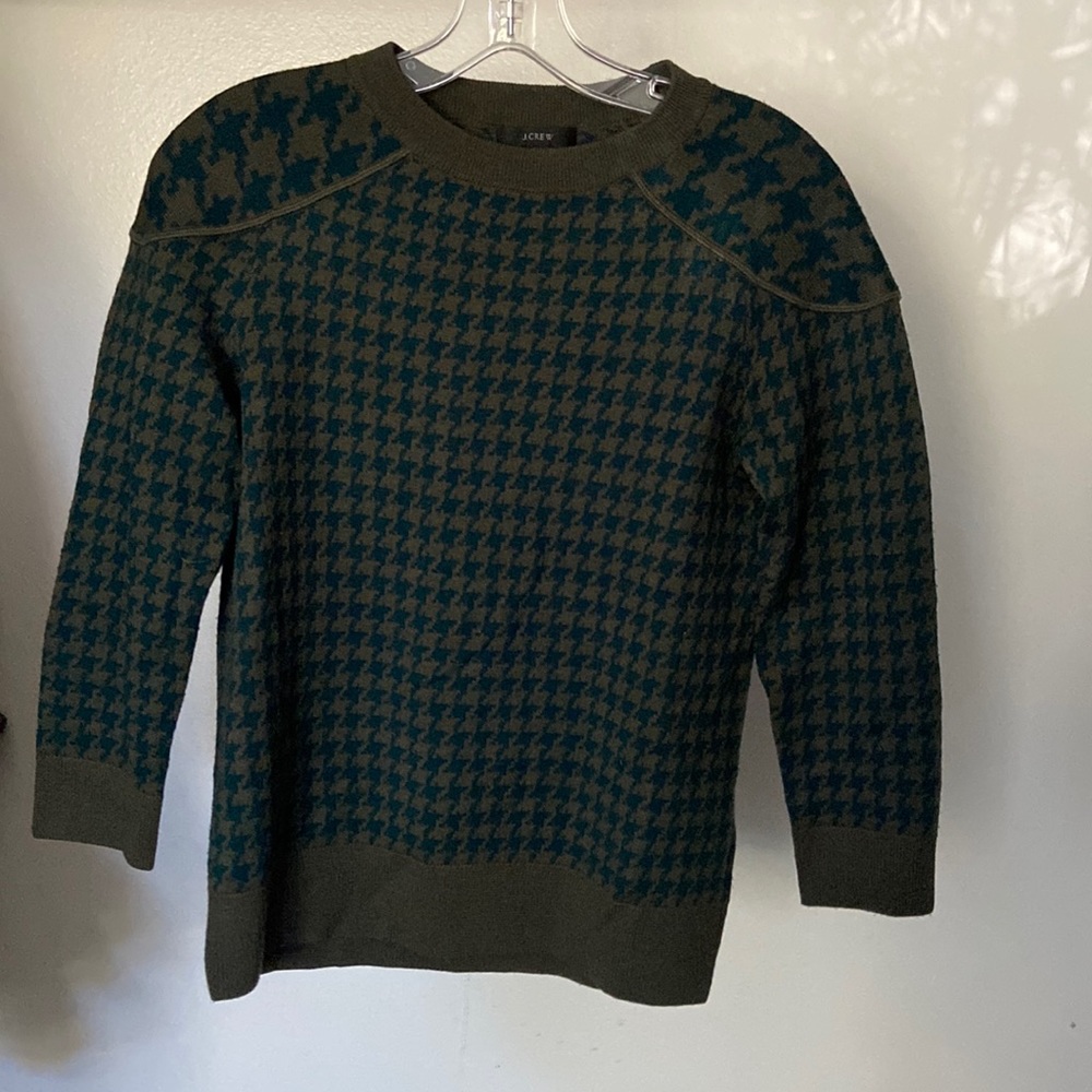 J. Crew Cashmere Green Sweater
